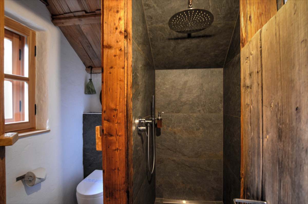 Waldhaus Innen WC und Dusche