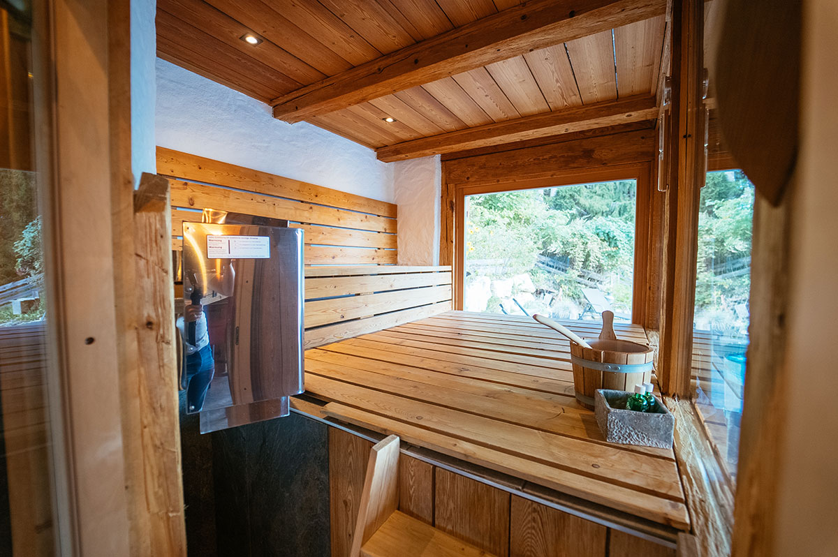 Waldhaus Innen Sauna quer