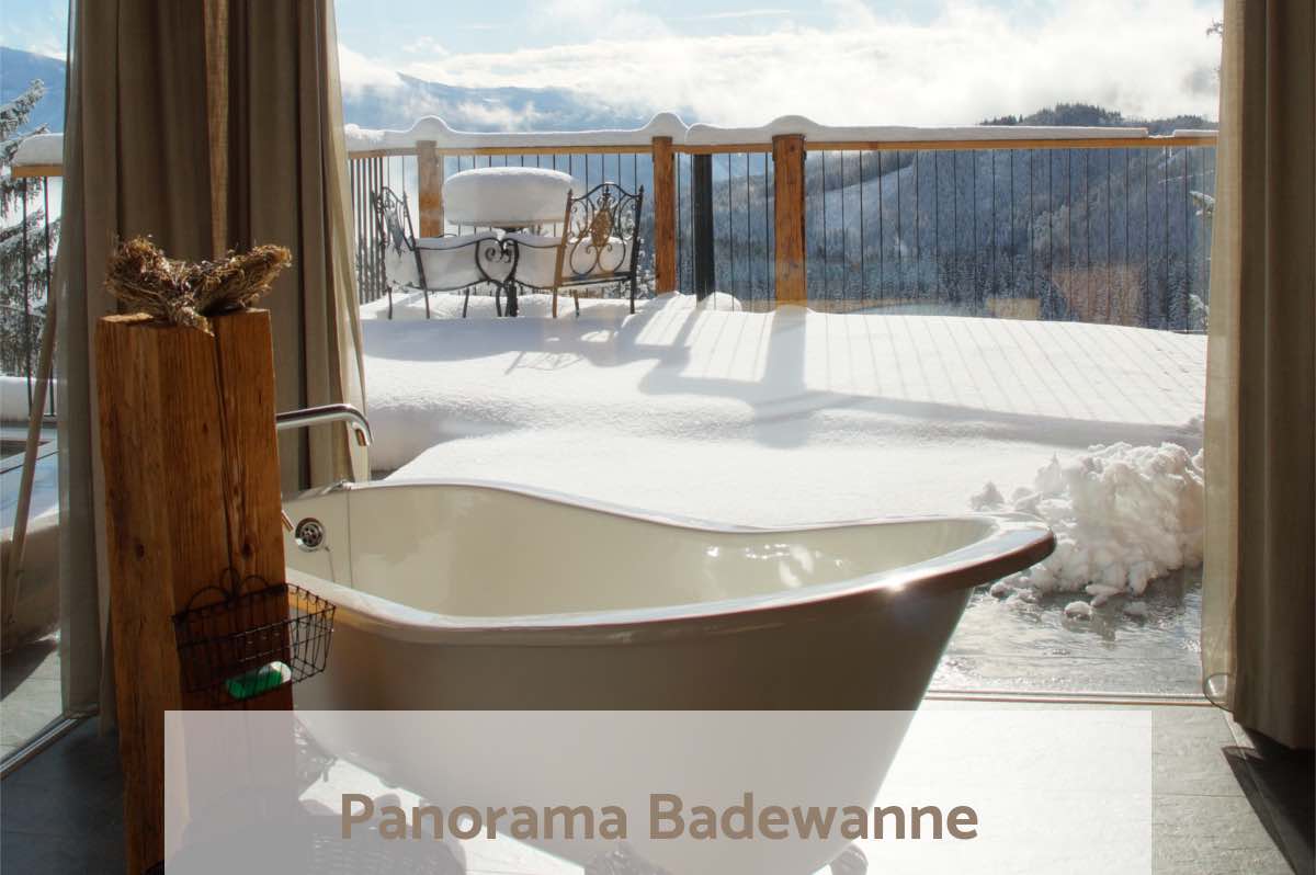 FreeeStandig Bath - fabolous view - Zirbitzkogel - relaxing after skiing